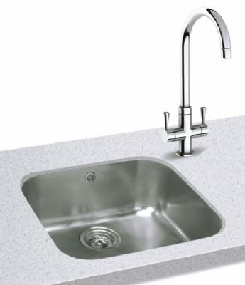 CARRON PHOENIX ZETA 105U UNDERMOUNTED POLISHED STAINLESS STEEL SINK, 122.0167.719